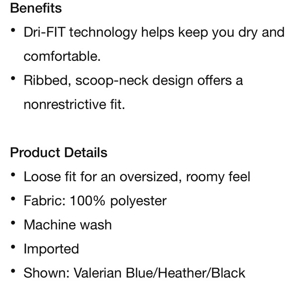 Nike Dri-Fit Plus Size Short Sleeve Shirt. NEW - Picture 7 of 7